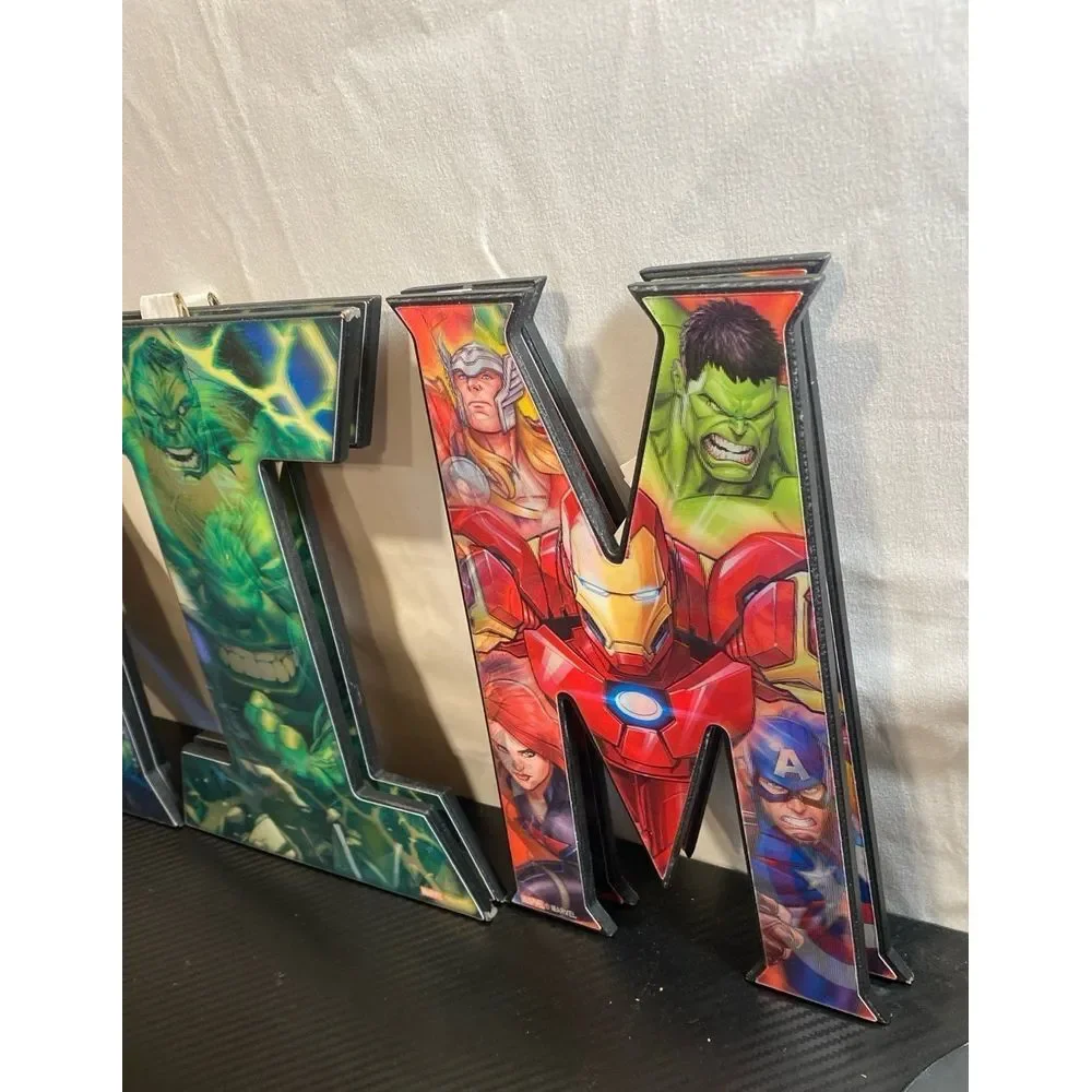 Super Hero‎ 3D Letters